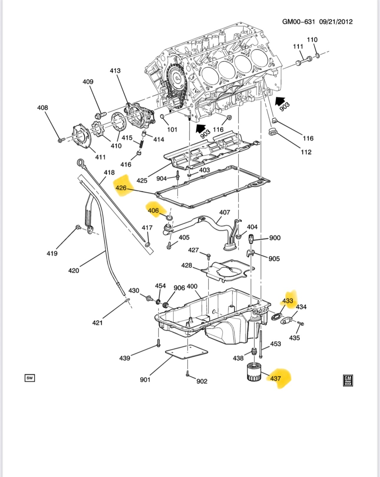 2007 - 2013 OEM GM DOD Delete Parts Kit