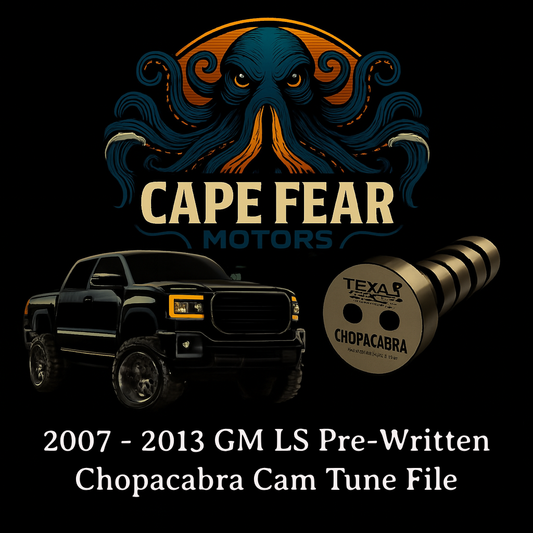 2007 - 2013 GM LS Truck | Pre-Written Chopacabra Cam and DOD / VVT Delete Tune File (HP Tuners Required)