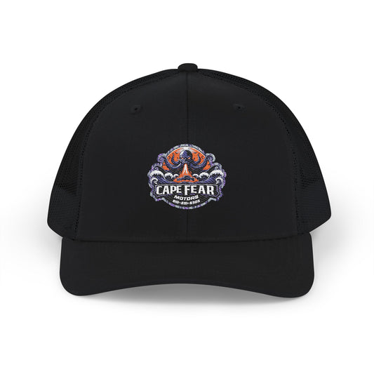 Cape Fear Snapback Trucker Cap - Stylish Embroidered Hat for Outdoor Adventures, Beach Days, Fishing Trips, Summer Festivals