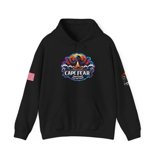 Cape Fear Motors Hoodie, Unisex Hooded Sweatshirt, Graphic Sweatshirt, Perfect for Outdoor Events, Cozy Gift Idea, [...]