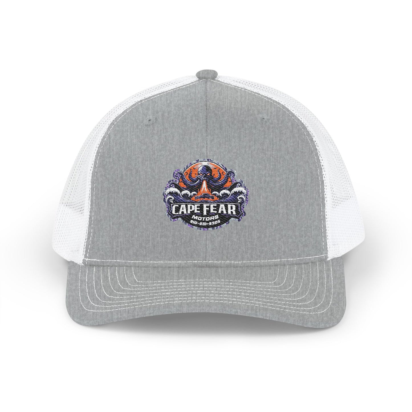 Cape Fear Snapback Trucker Cap - Stylish Embroidered Hat for Outdoor Adventures, Beach Days, Fishing Trips, Summer Festivals