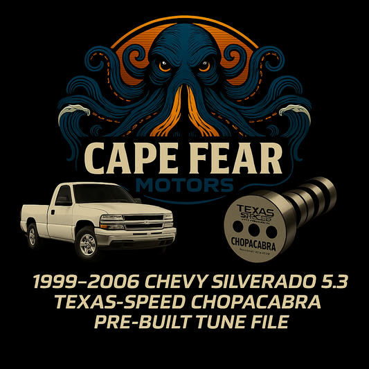 1999-2006 Chevy Silverado (Tahoe, Suburban, Yukon, Sierra, 5.3, ETC |  Chopacabra Cam Pre-Written Tune Files | HP Tuners, Pre-Built Tune Files | HP Tuners Required